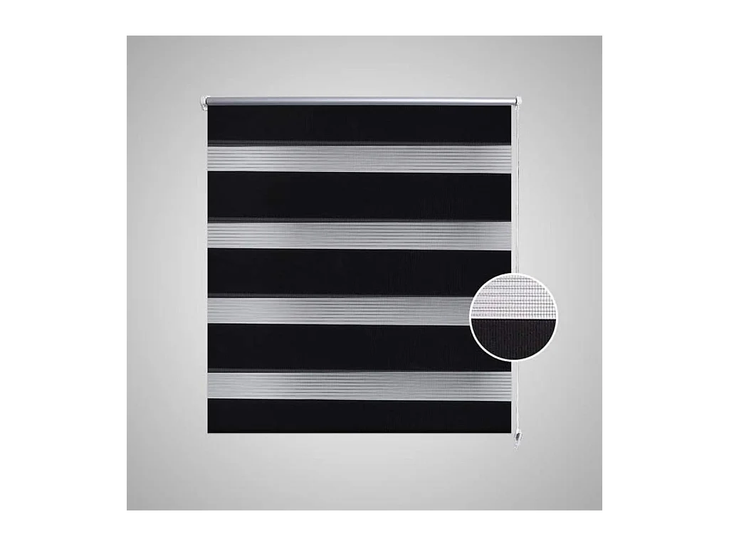 Store enrouleur tamisant 120 x 230 cm noir