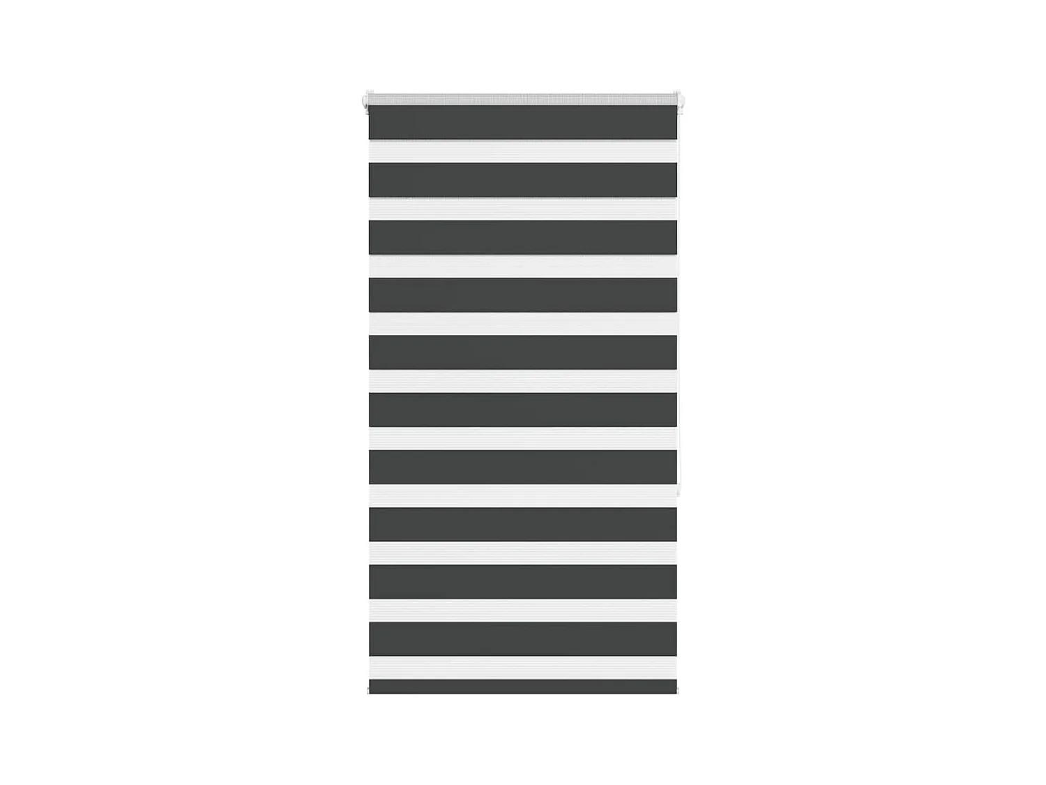 Store zèbre noir 70x150 cm largeur du tissu 65,9 cm polyester