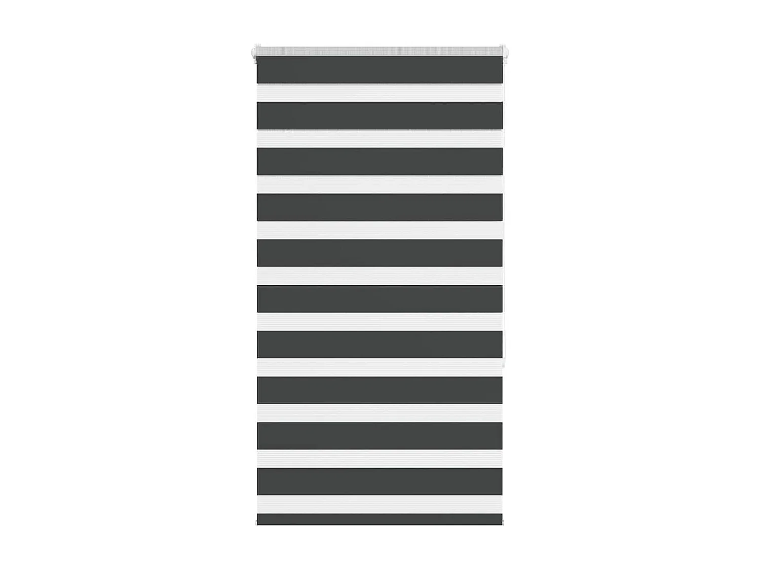 Store zèbre noir 70x150 cm largeur du tissu 65,9 cm polyester