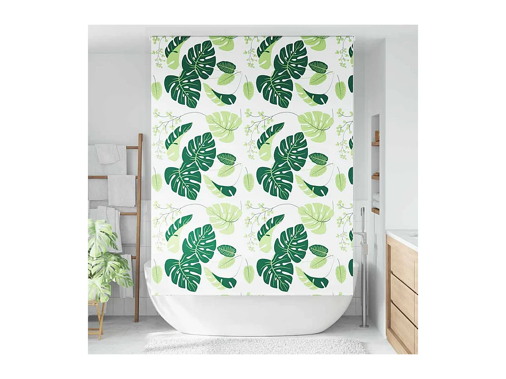 Store enrouleur de douche 150x240 cm largeur du tissu 146 cm