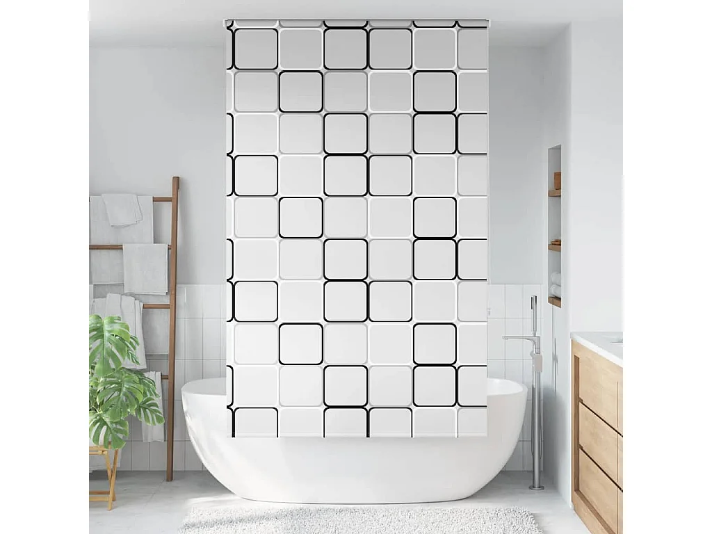 Store enrouleur de douche 140x240 cm largeur du tissu 136 cm