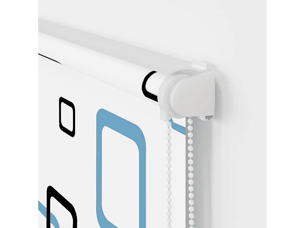 Store enrouleur de douche avec cassette largeur du tissu 106 cm