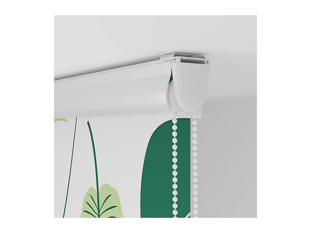 Store enrouleur de douche avec cassette largeur du tissu 96 cm