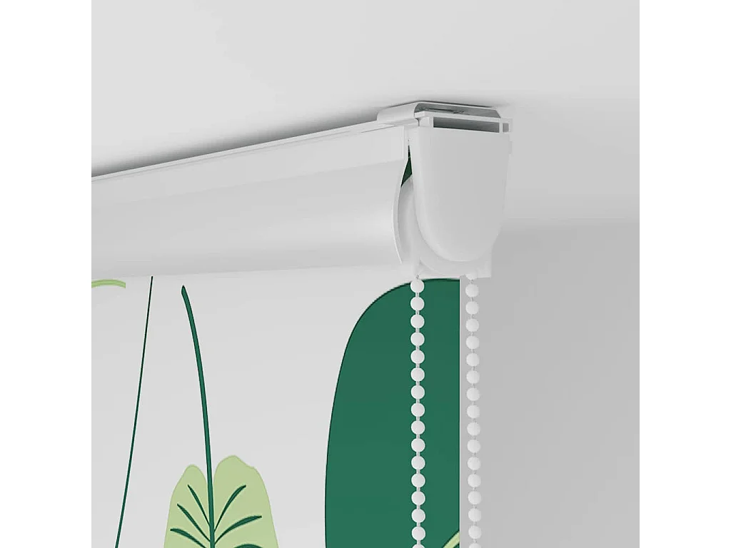 Store enrouleur de douche avec cassette largeur du tissu 96 cm