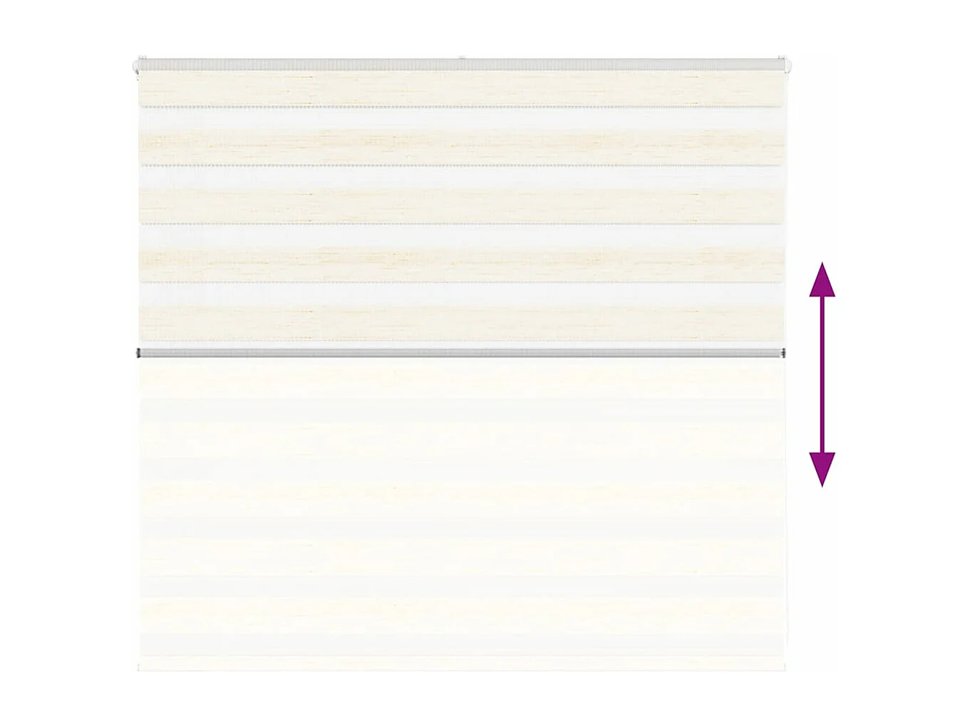 Cortina de zebra 160x100 cm largura do tecido 155,9cm poliéster