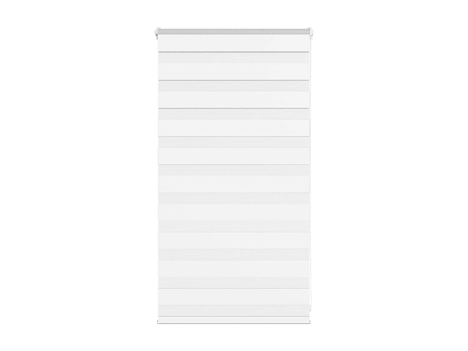 Store zèbre blanc 80x100 cm largeur du tissu 75,9 cm polyester