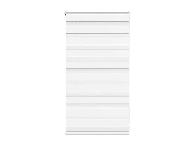 Store zèbre blanc 80x100 cm largeur du tissu 75,9 cm polyester