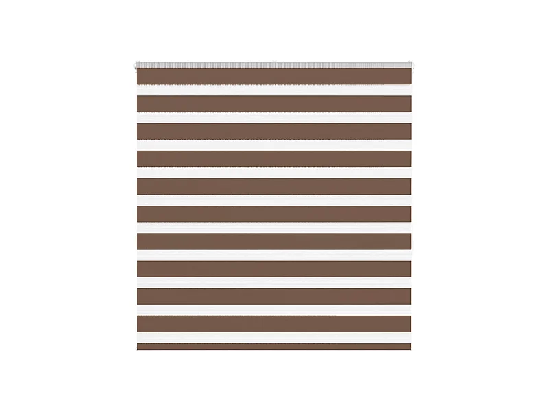 Store zèbre marron 145x150cm largeur du tissu 140,9cm polyester