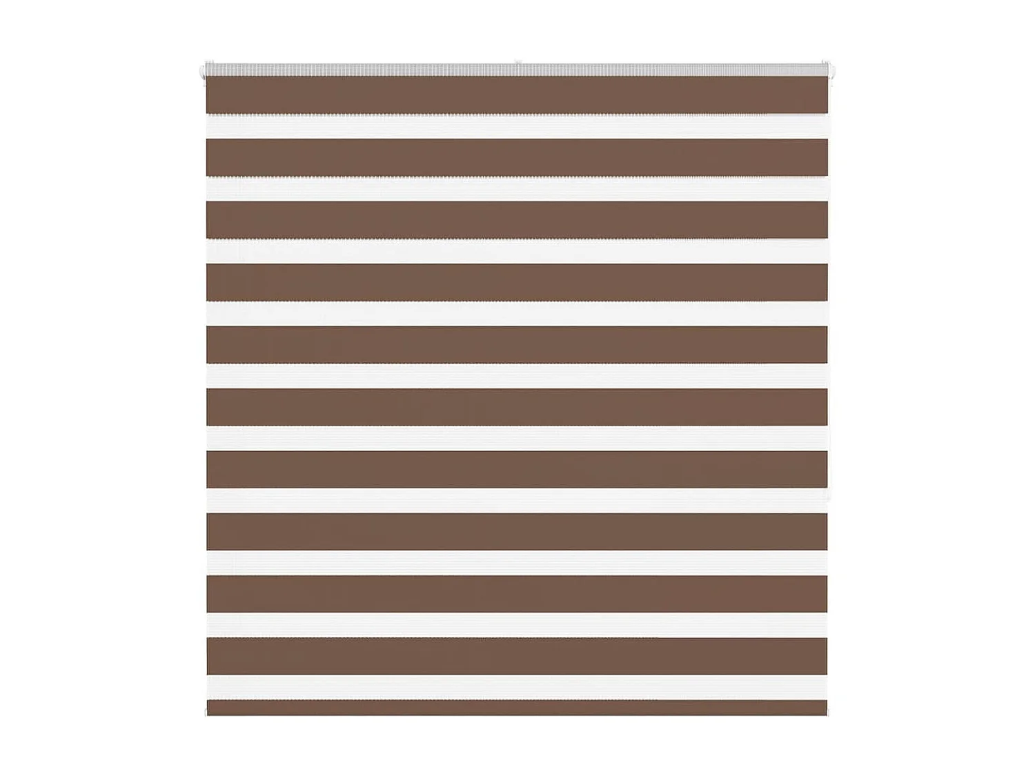 Store zèbre marron 145x150cm largeur du tissu 140,9cm polyester