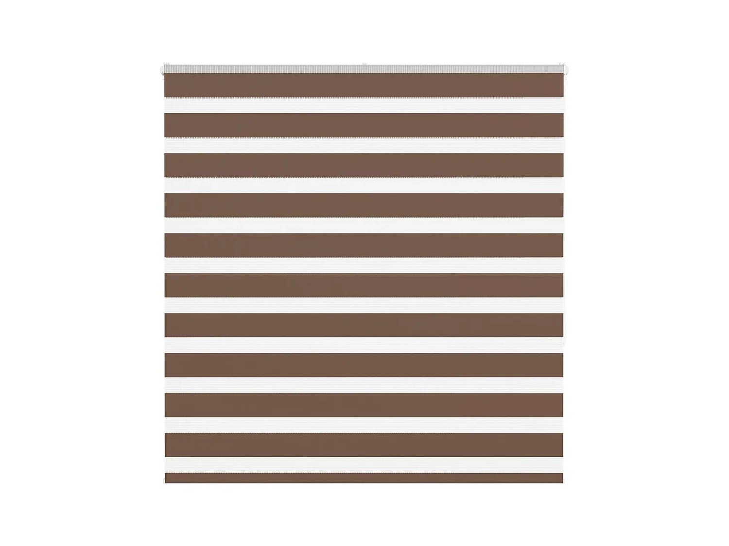 Store zèbre marron 145x150cm largeur du tissu 140,9cm polyester