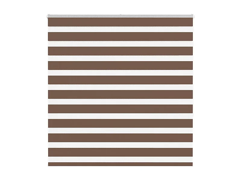 Store zèbre marron 145x150cm largeur du tissu 140,9cm polyester