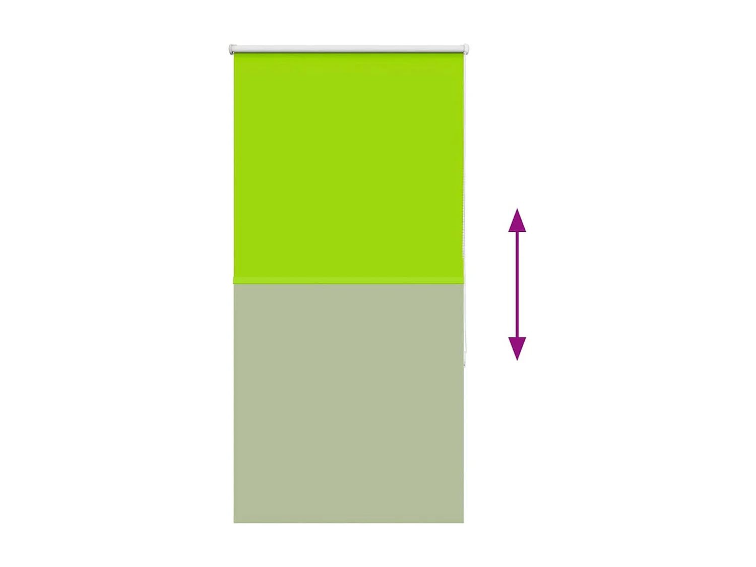 Store enrouleur occultant largeur du tissu 60,7 cm polyester