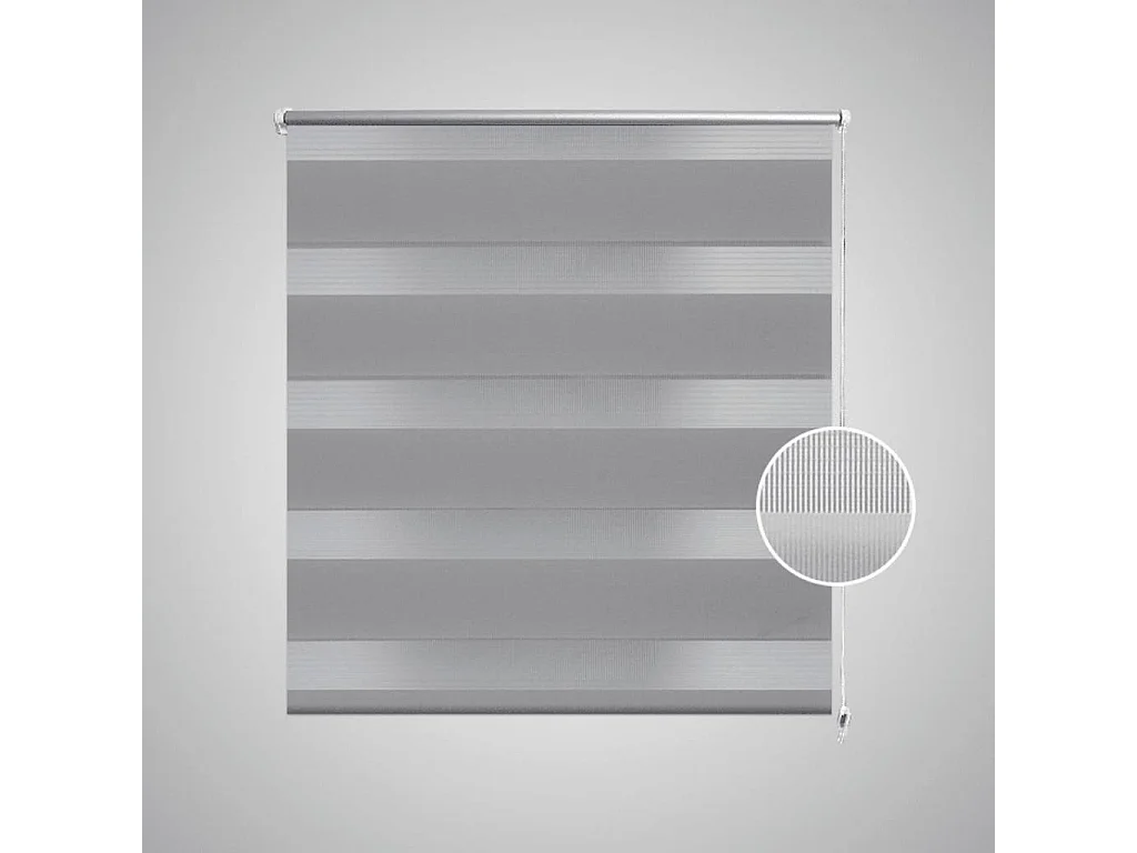 Persiana Cebra 140 x 175cm Gris