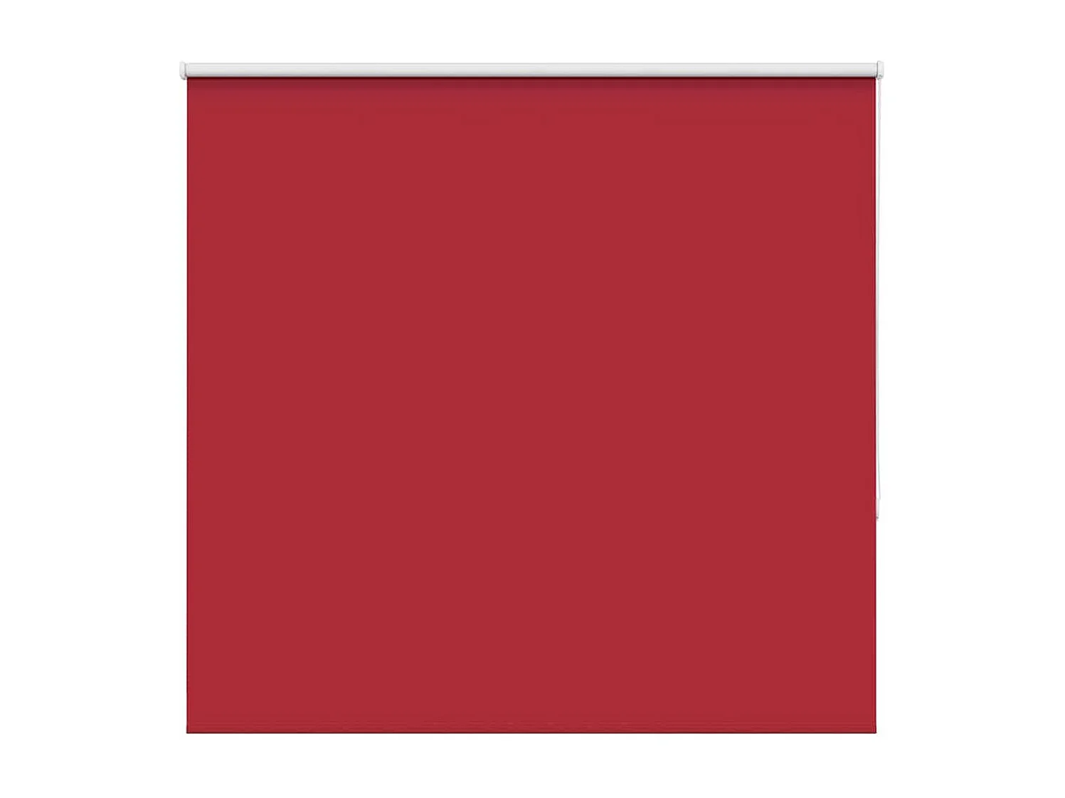 Store enrouleur occultant rouge largeur du tissu 156,6 cm