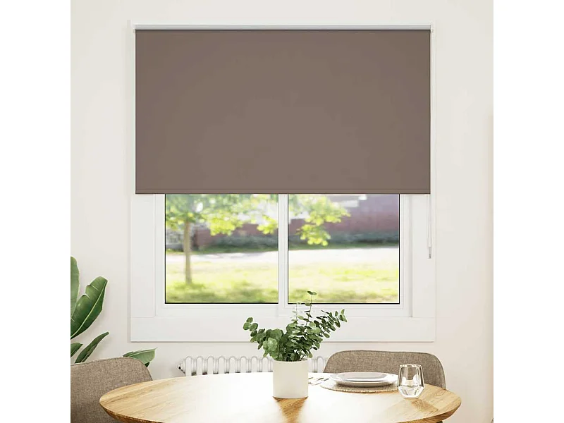 Persiana de enrolar 125x175 cm largura tecido 121,6cm poliéster