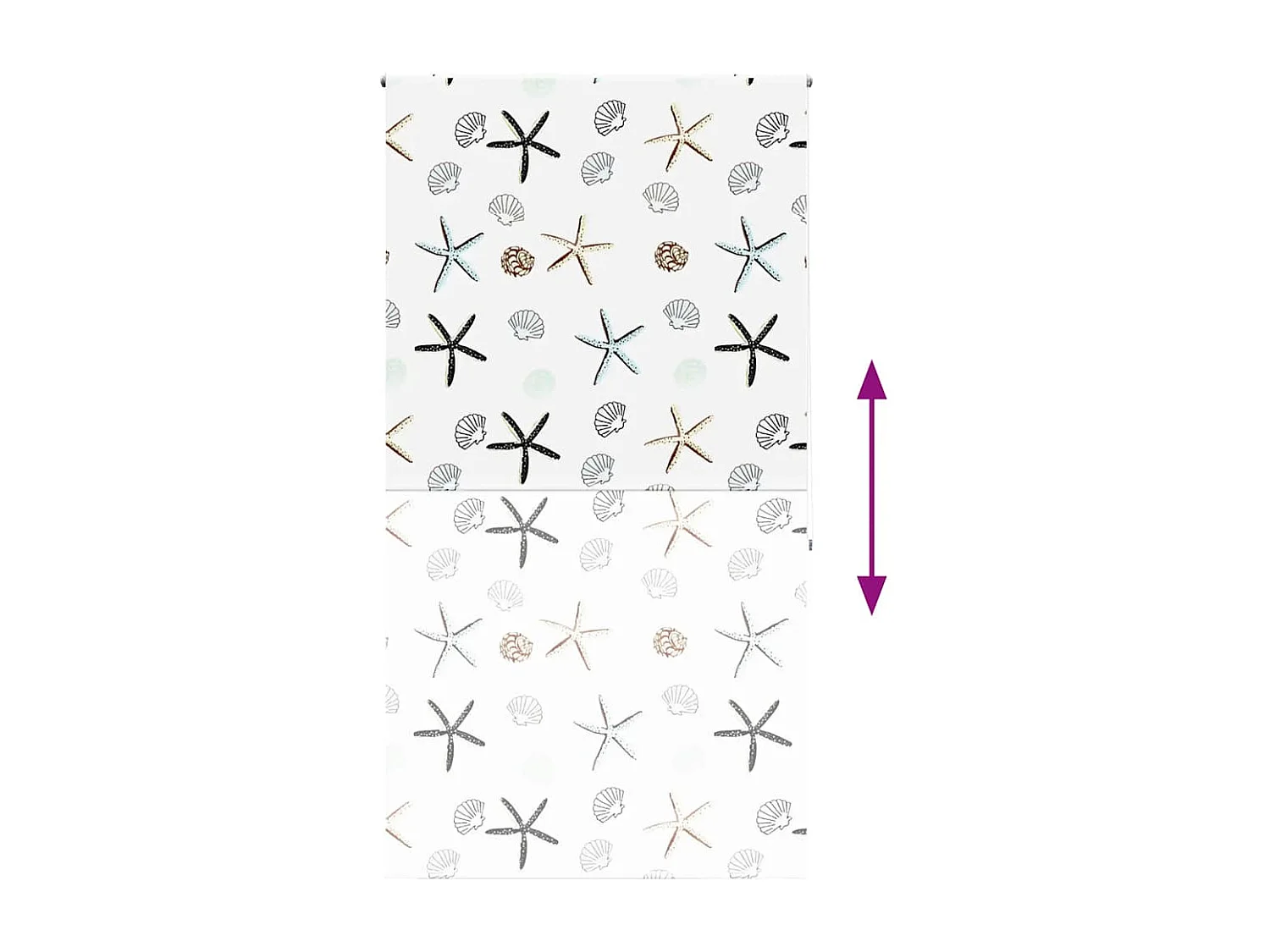 Store enrouleur de douche 140x240 cm largeur du tissu 136 cm