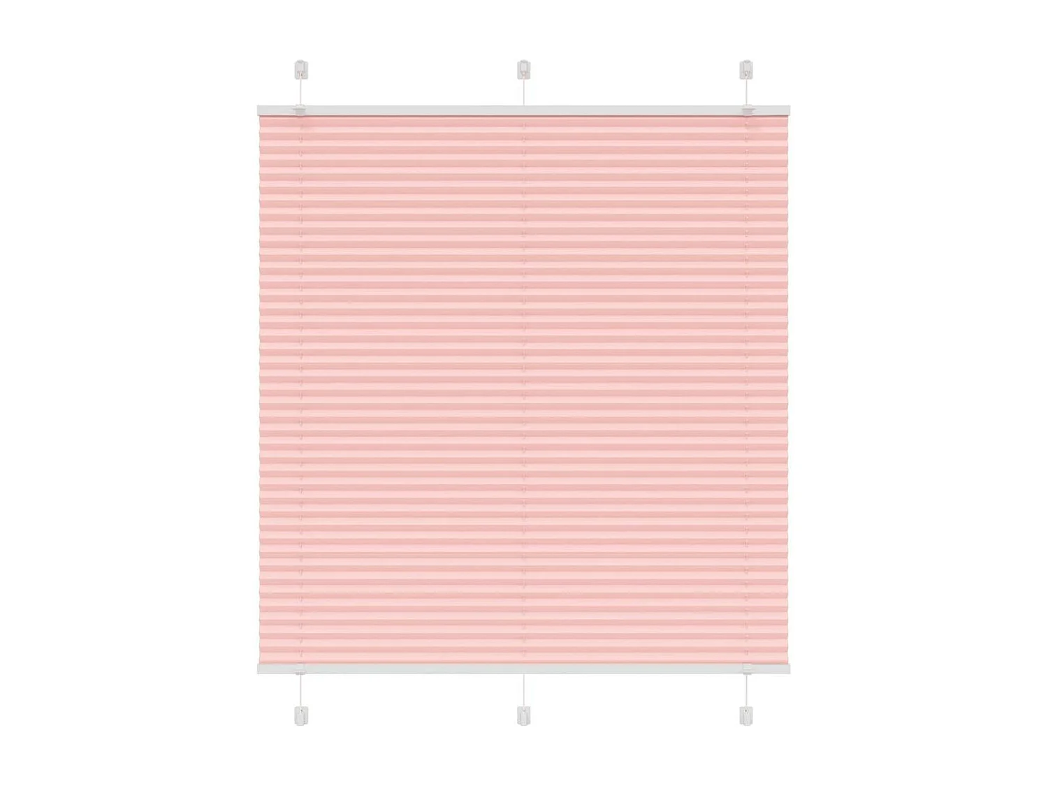 Estor Plisado rosa 115x150 cm Tela Ancho 114,4 cm Poliéster