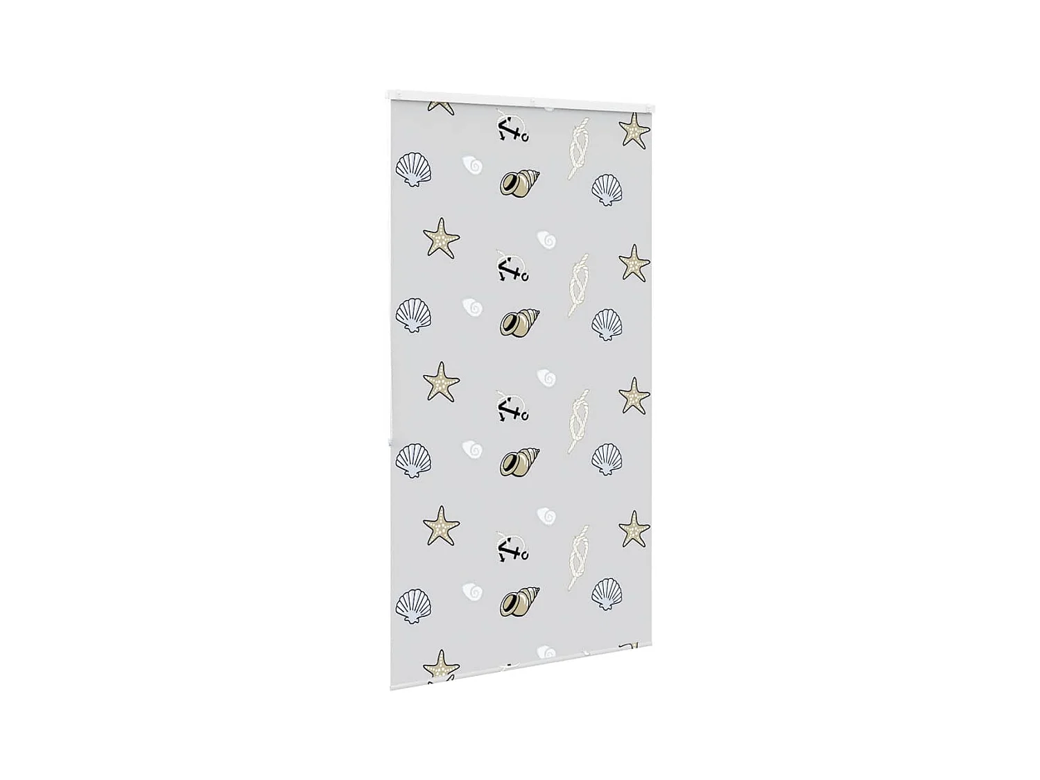 Store enrouleur de douche avec cassette largeur du tissu 136 cm