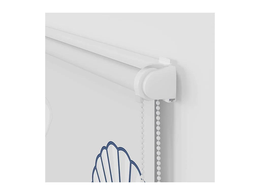 Store enrouleur de douche avec cassette largeur du tissu 136 cm