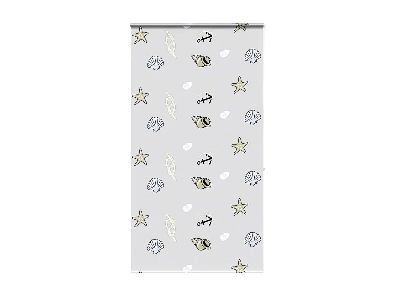 Store enrouleur de douche avec cassette largeur du tissu 136 cm