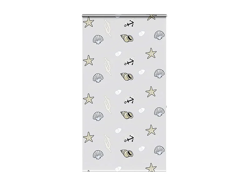 Store enrouleur de douche avec cassette largeur du tissu 136 cm