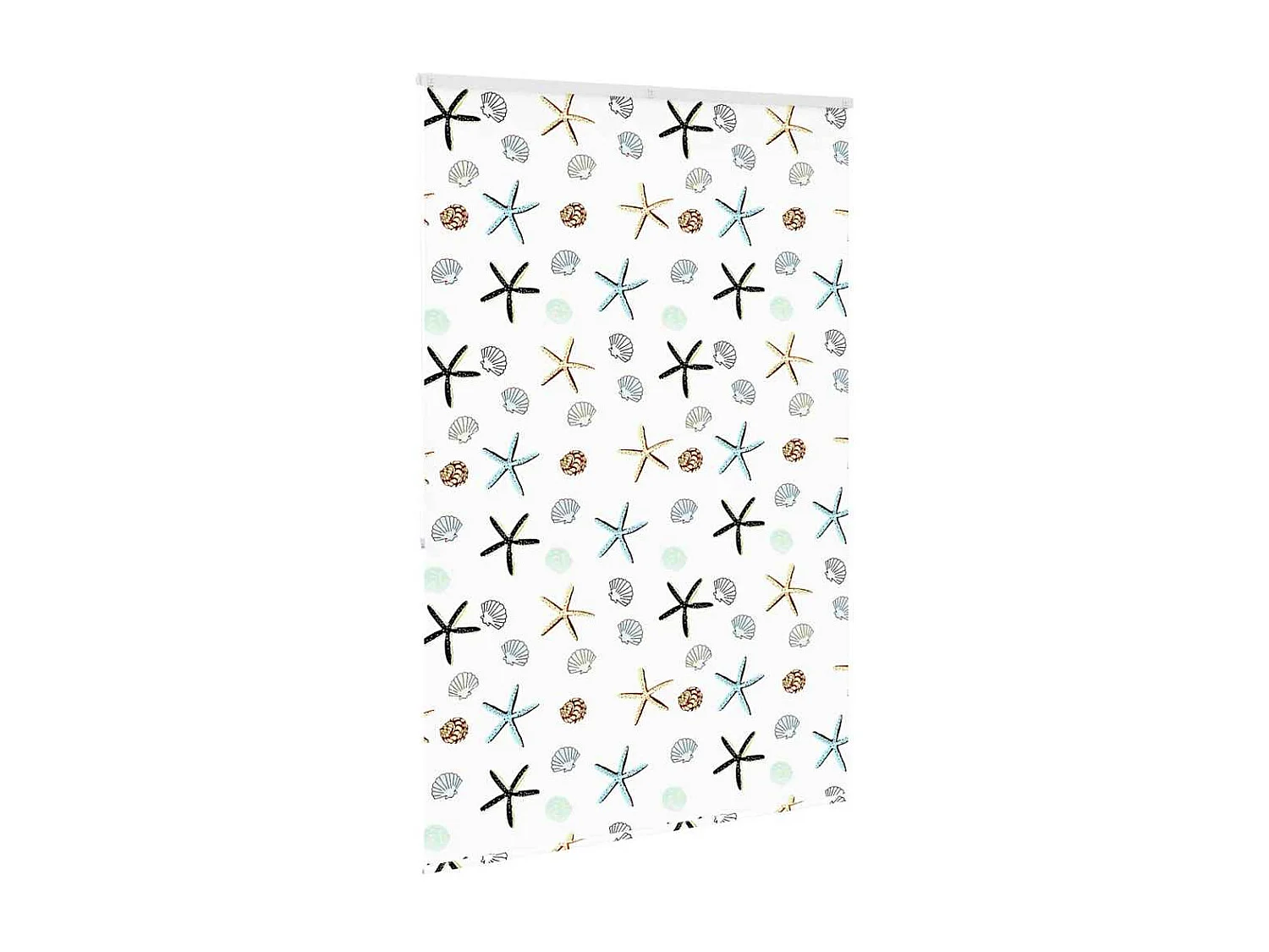 Store enrouleur de douche avec cassette largeur du tissu 156 cm