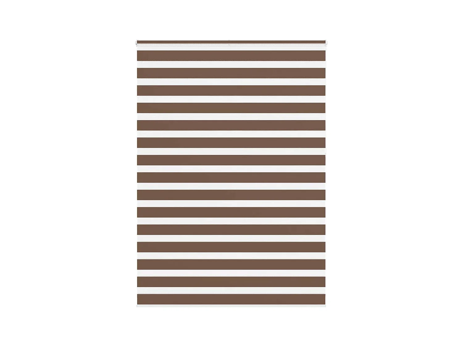 Estor cebra marrón 155x230 cm tejido ancho 150,9 cm poliéster