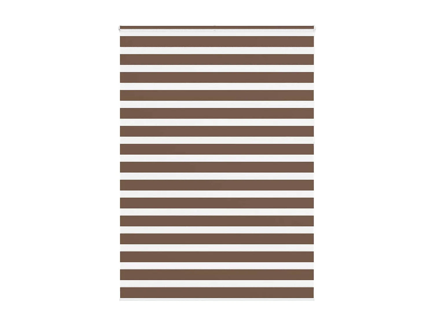 Store zèbre marron 155x230cm largeur du tissu 150,9cm polyester