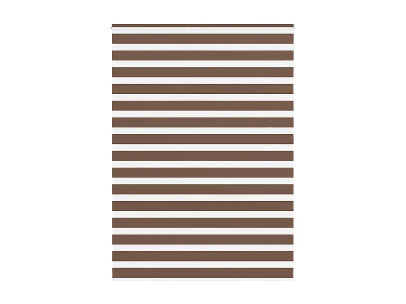 Store zèbre marron 155x230cm largeur du tissu 150,9cm polyester