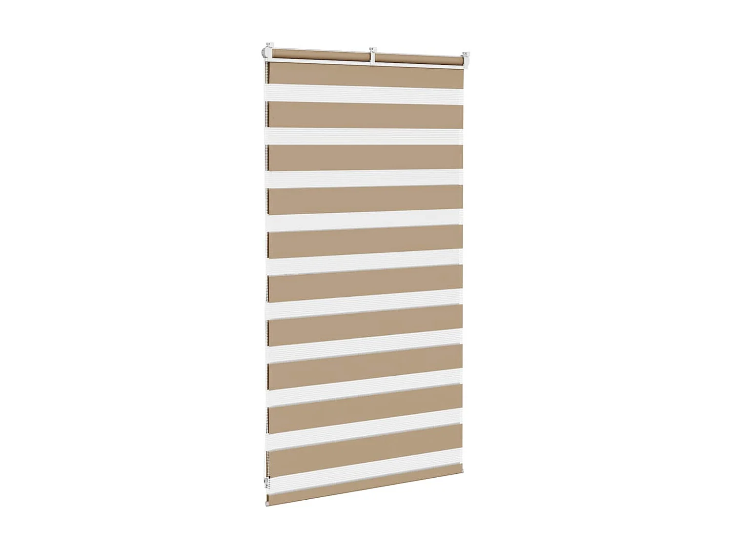 Zebra Blind 75x100 cm stofbreedte 70,9 cm polyester zandbruin