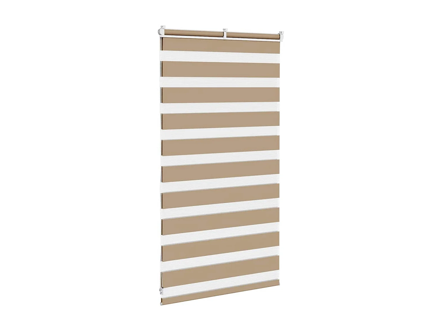 Zebra Blind 75x100 cm stofbreedte 70,9 cm polyester zandbruin