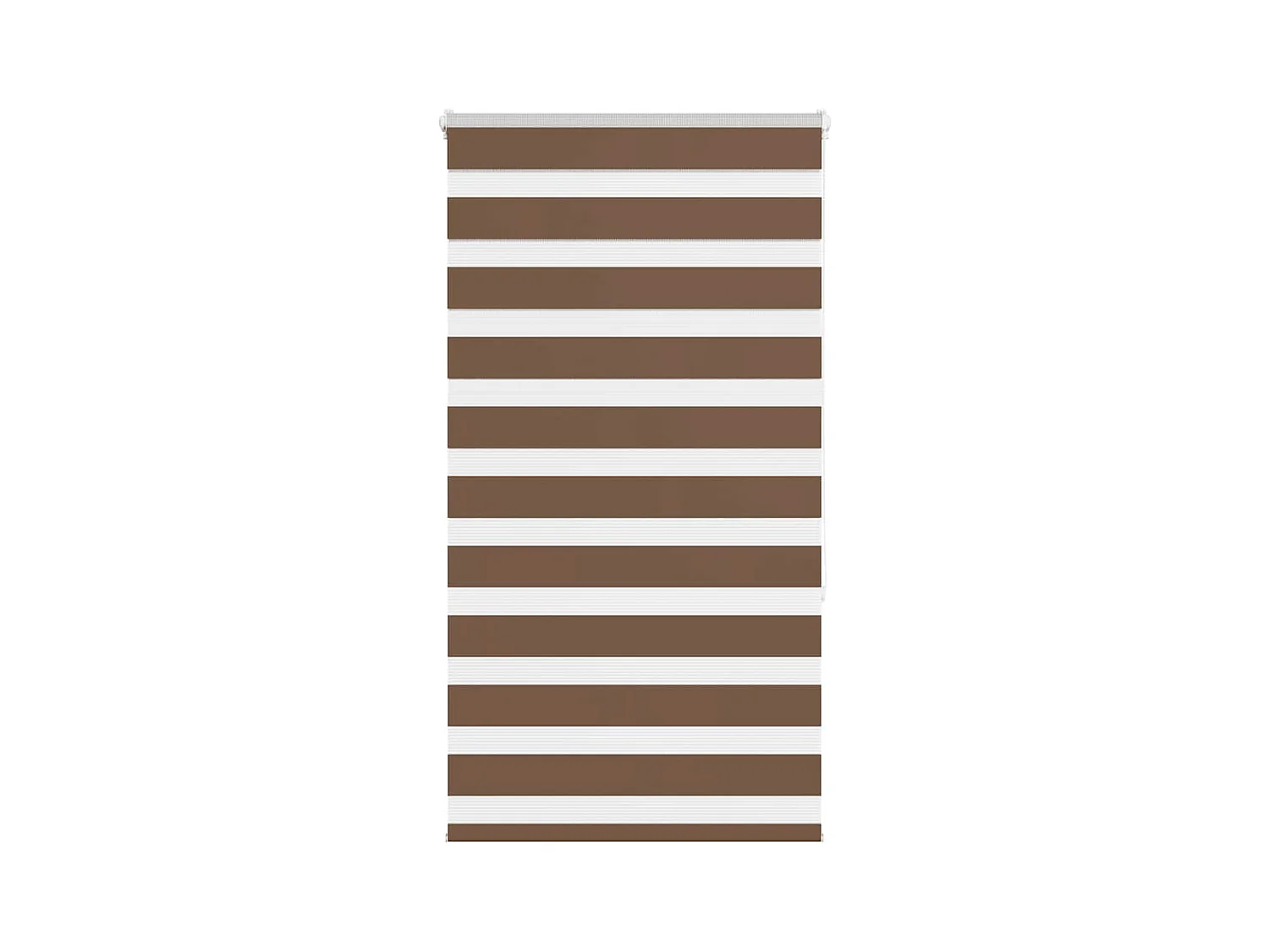 Store zèbre marron 85x150 cm largeur du tissu 80,9 cm polyester