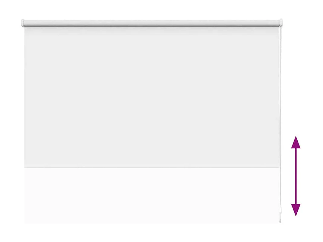 Persiana de enrolar 140x175 cm largura tecido 136,6cm poliéster