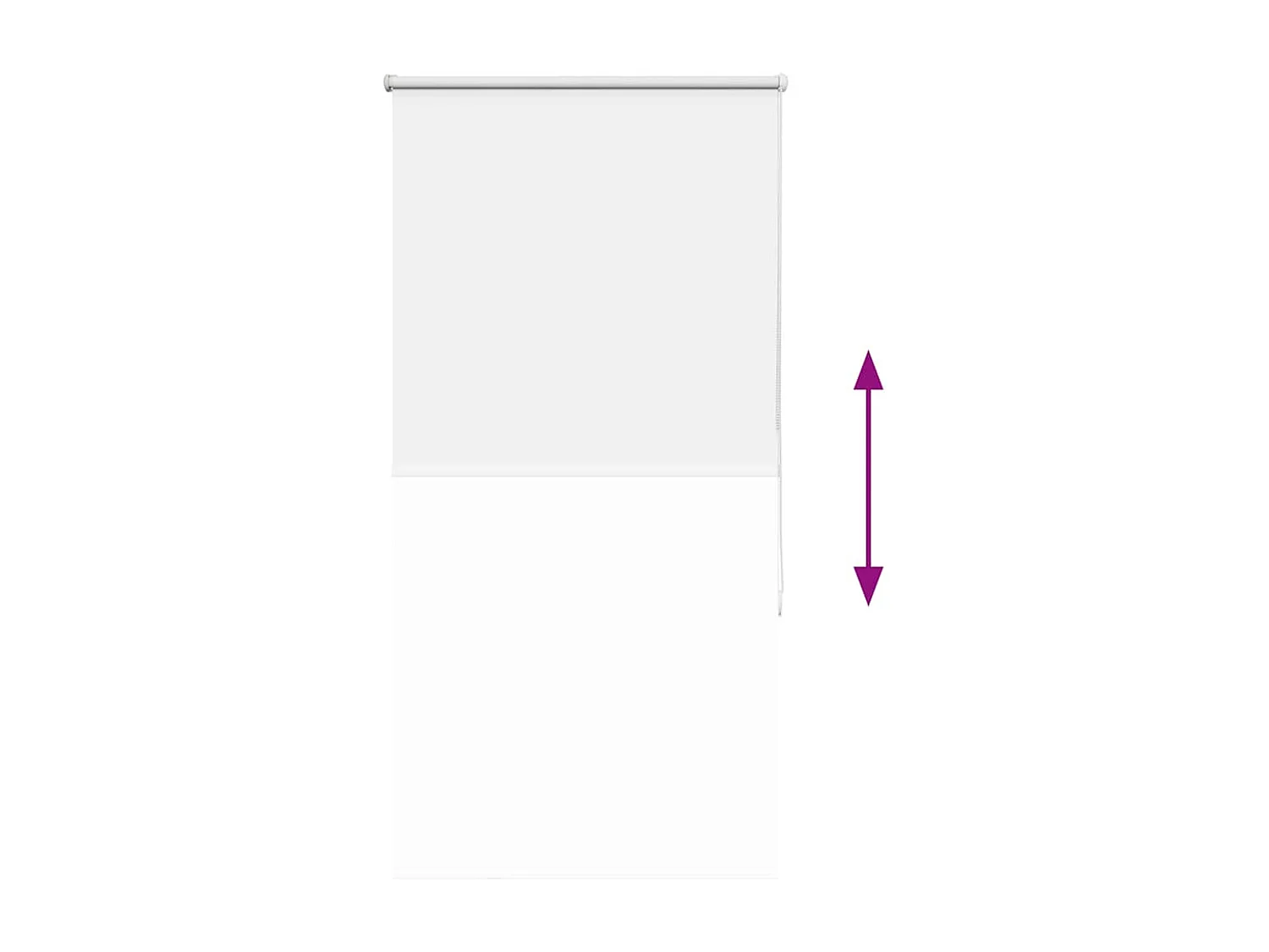 Store enrouleur occultant largeur du tissu 60,7 cm polyester