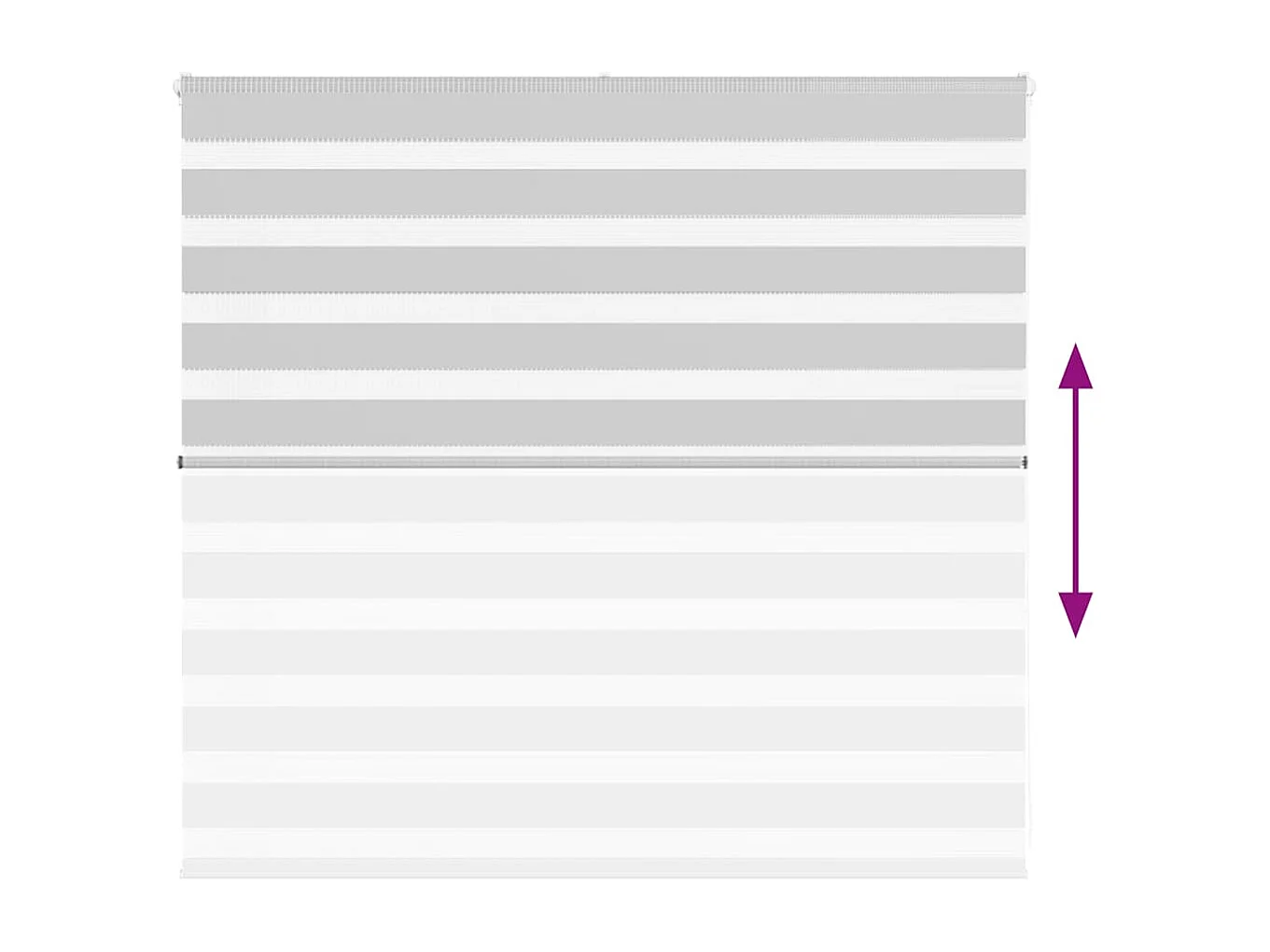 Cortina de zebra 160x100 cm largura do tecido 155,9cm poliéster