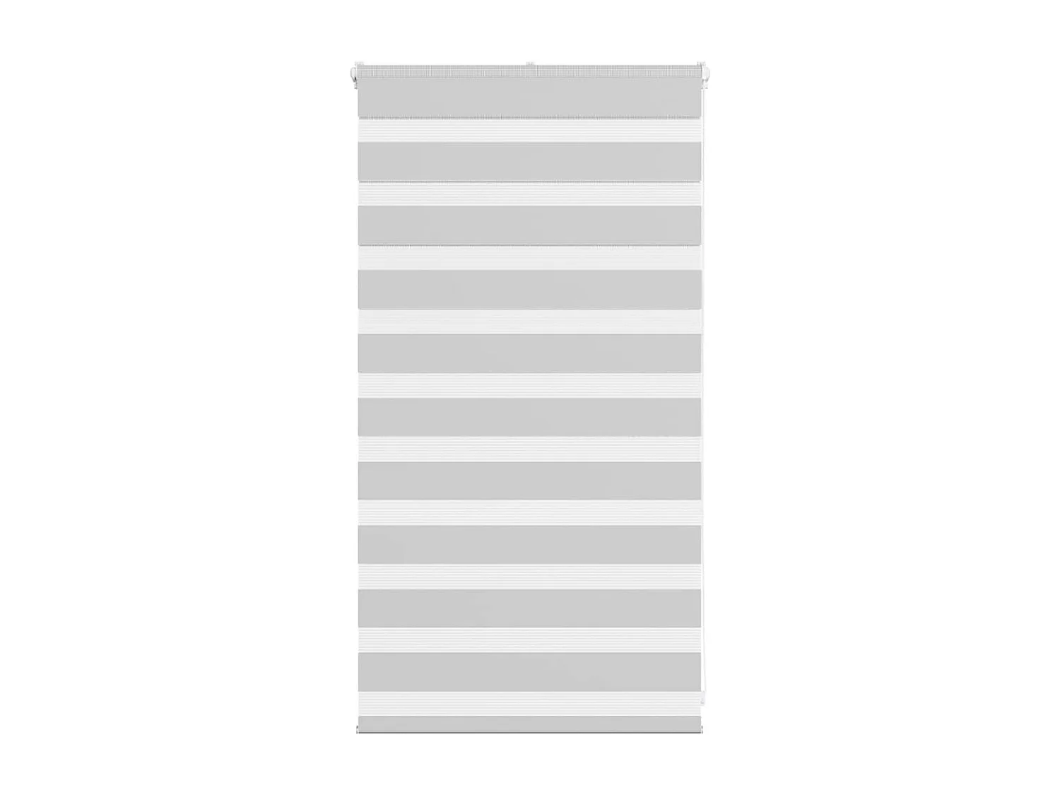 Store zèbre gris clair largeur du tissu 85,9 cm polyester