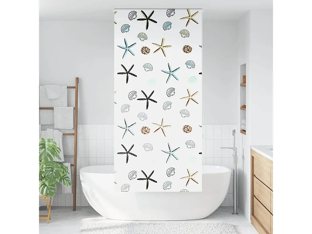 Store enrouleur de douche 110x240 cm largeur du tissu 106 cm