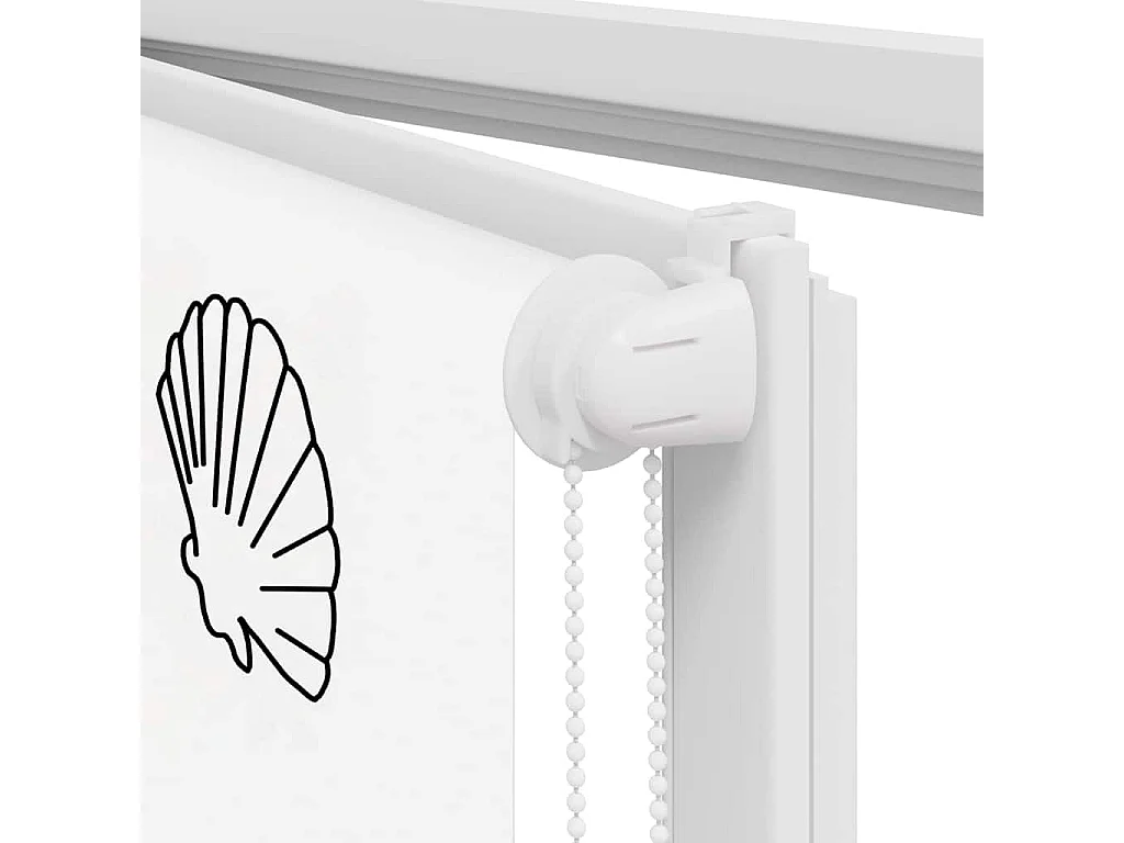 Store enrouleur de douche 110x240 cm largeur du tissu 106 cm