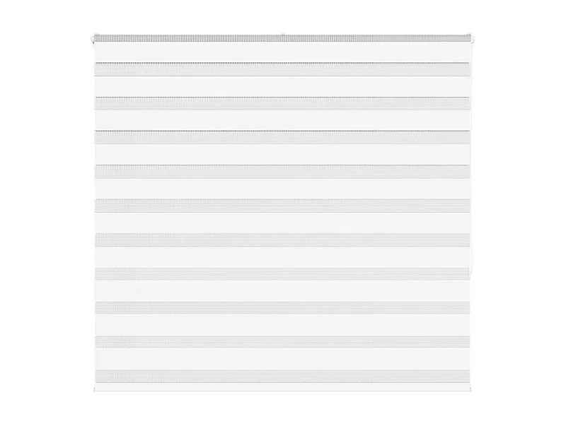 Zebra rolgordijn 155x150 cm stofbreedte 150,9cm polyester wit