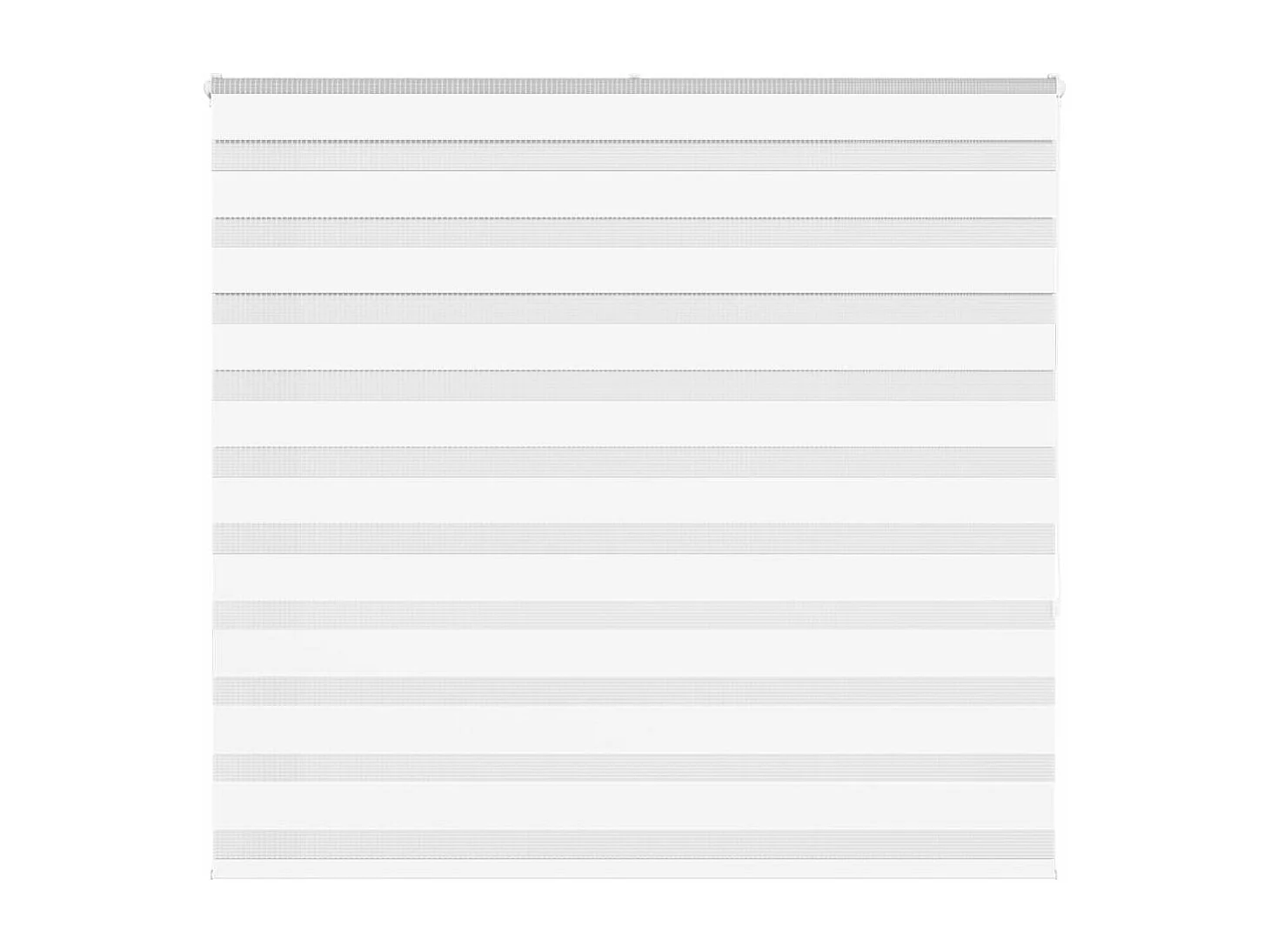 Store zèbre blanc 155x150 cm largeur du tissu 150,9cm polyester