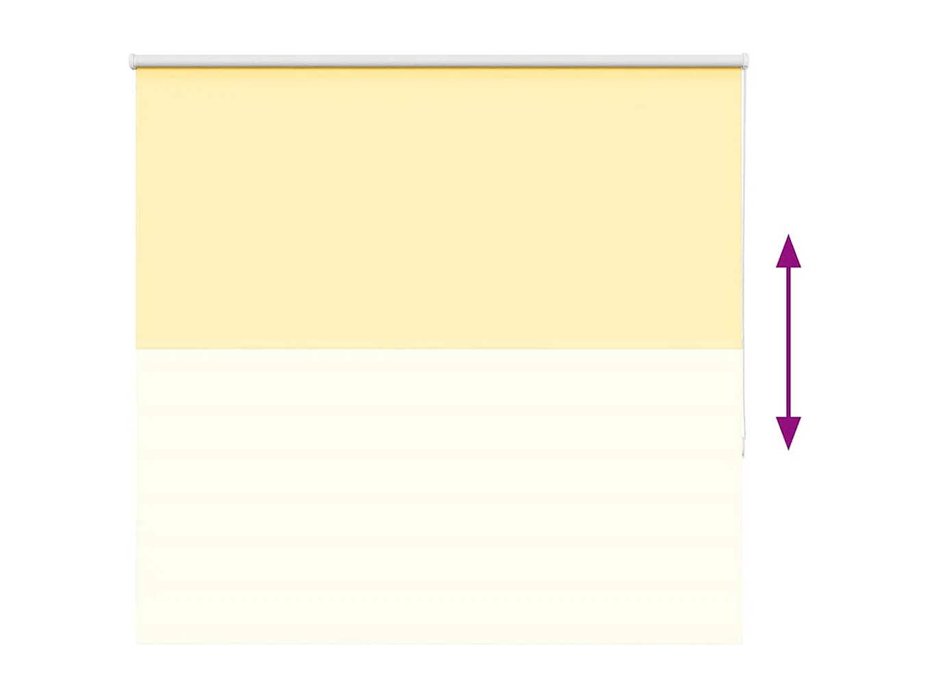 Estor Enrollable Opaco Amarillo 155x150 cm Tela Ancho 151,6 cm