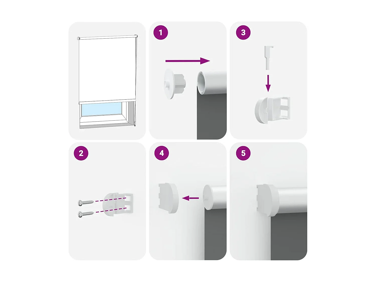 Persiana de enrolar 155x150 cm largura tecido 151,6cm poliéster