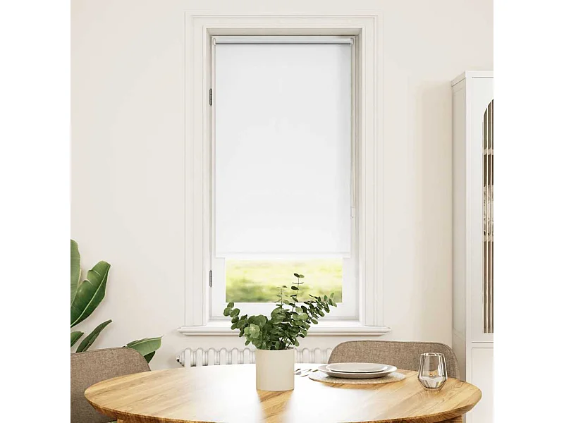 Store enrouleur occultant crème 40 x 100 cm