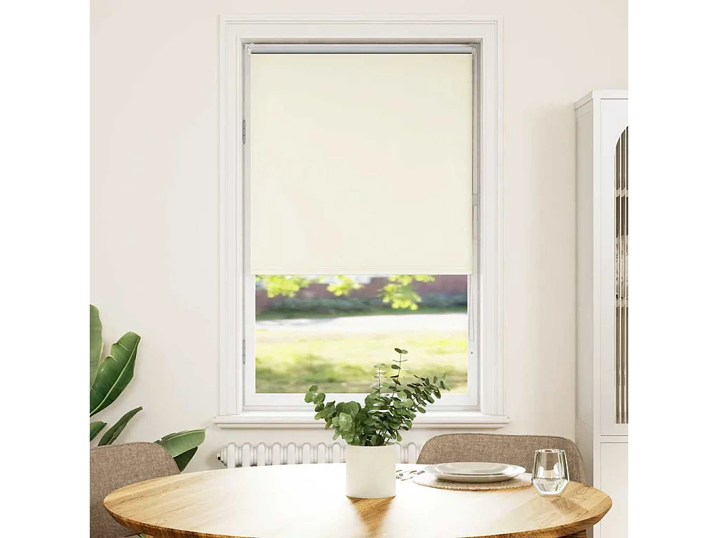 Persiana de enrolar 80x130 cm largura tecido 75,7 cm poliéster