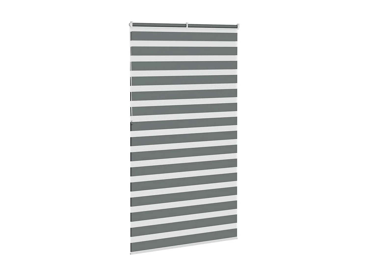 Store zèbre gris foncé largeur du tissu 115,9 cm polyester