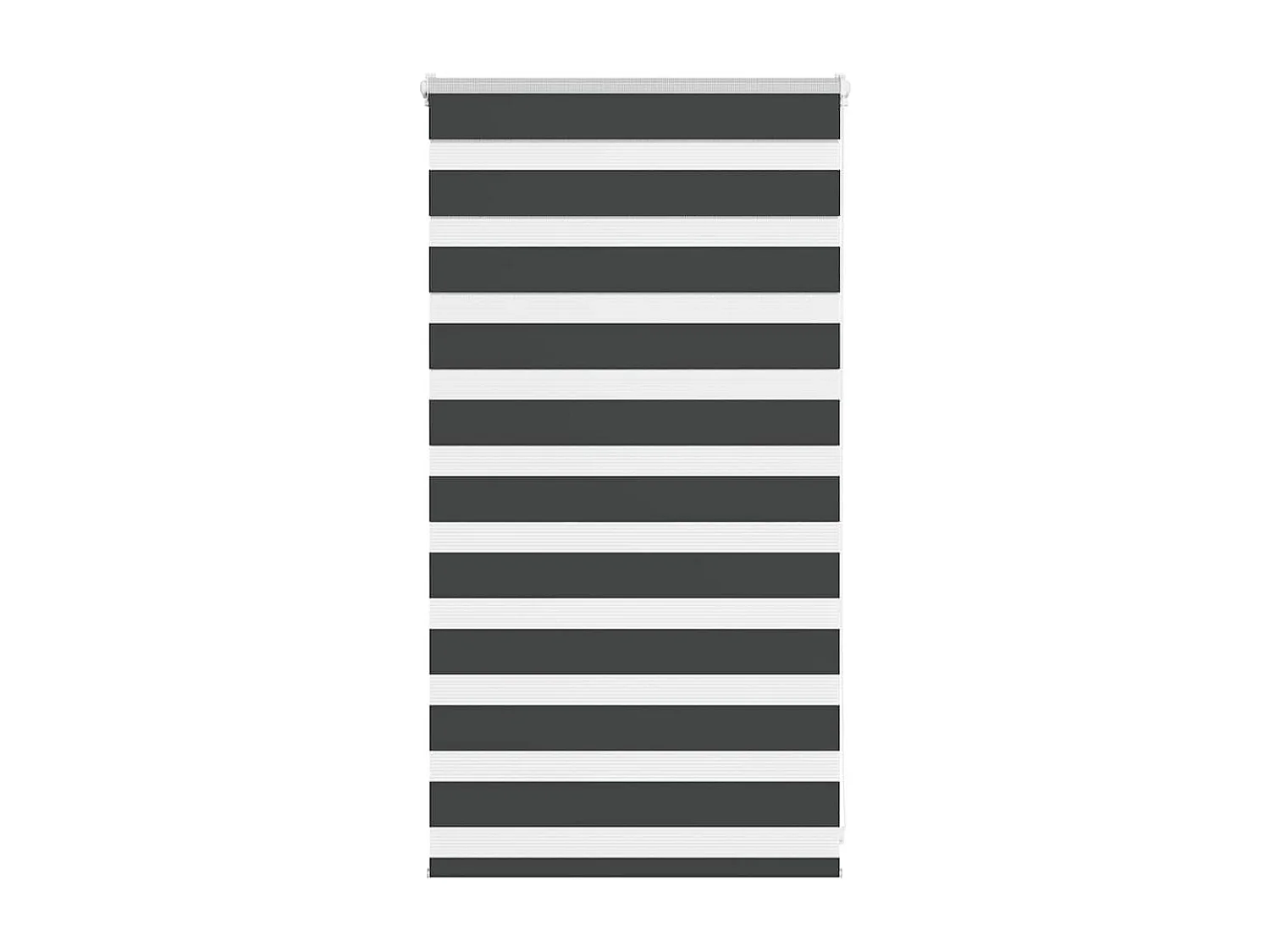 Store zèbre noir 90x100 cm largeur du tissu 85,9 cm polyester