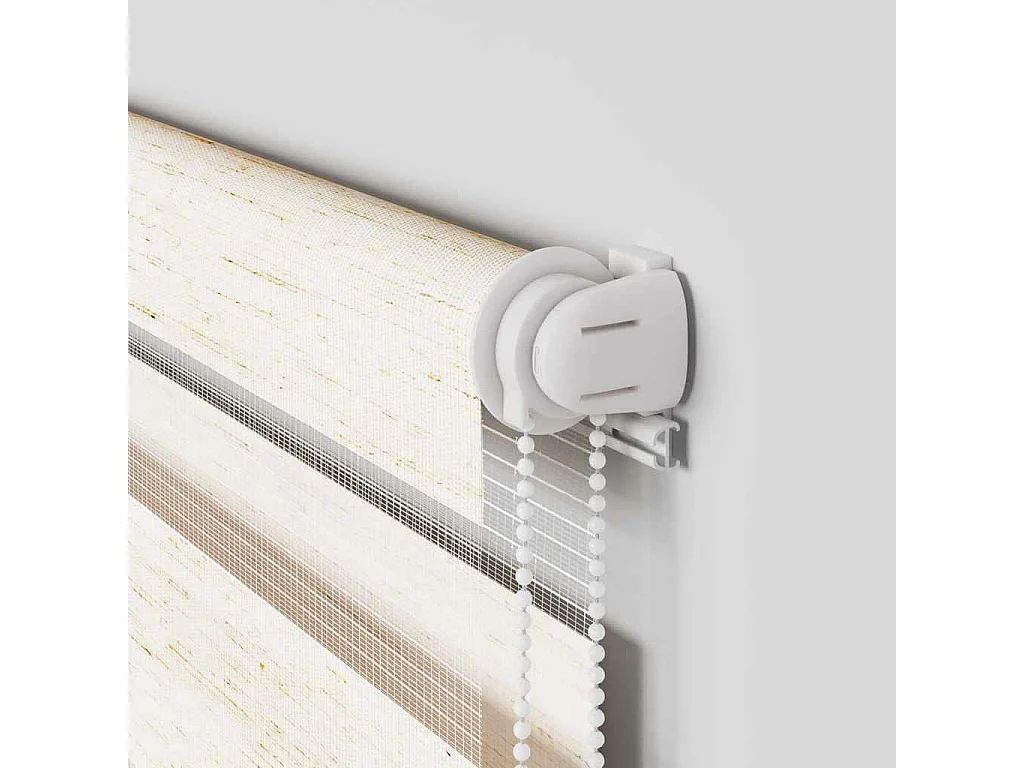 Estor cebra beige mármol tejido ancho 155,9 cm poliéster