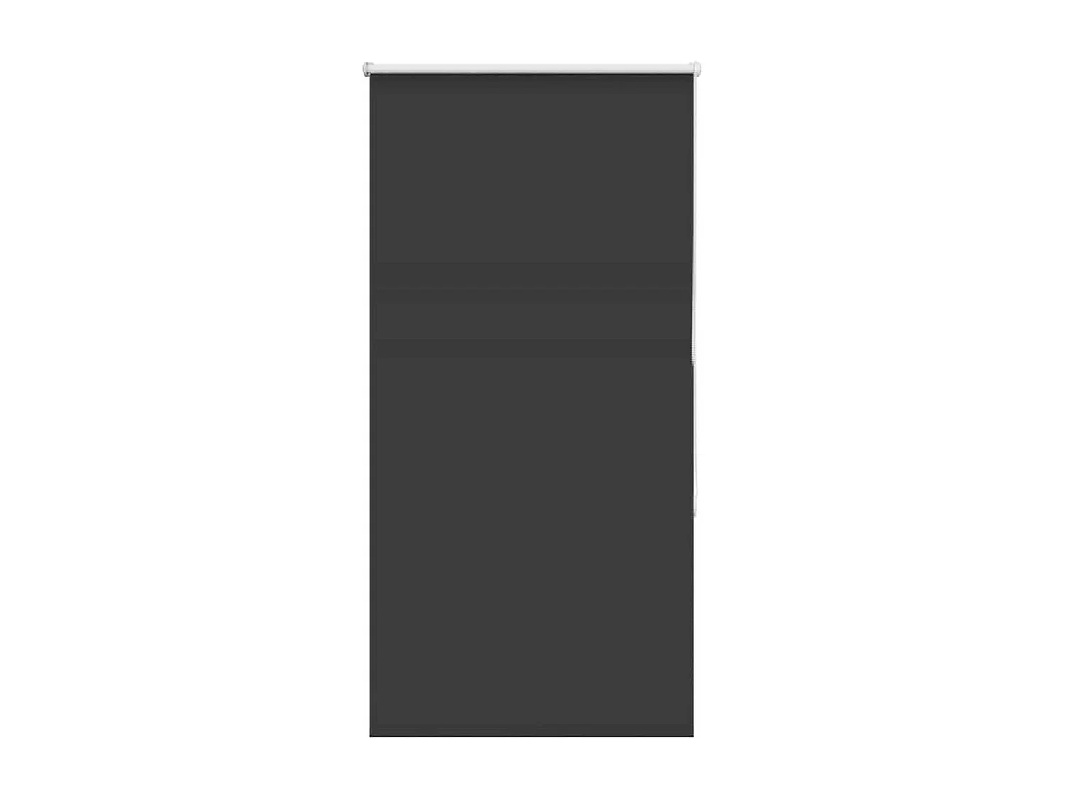 Estor Enrollable Opaco negro 75x175 cm Tela Ancho 70,7 cm