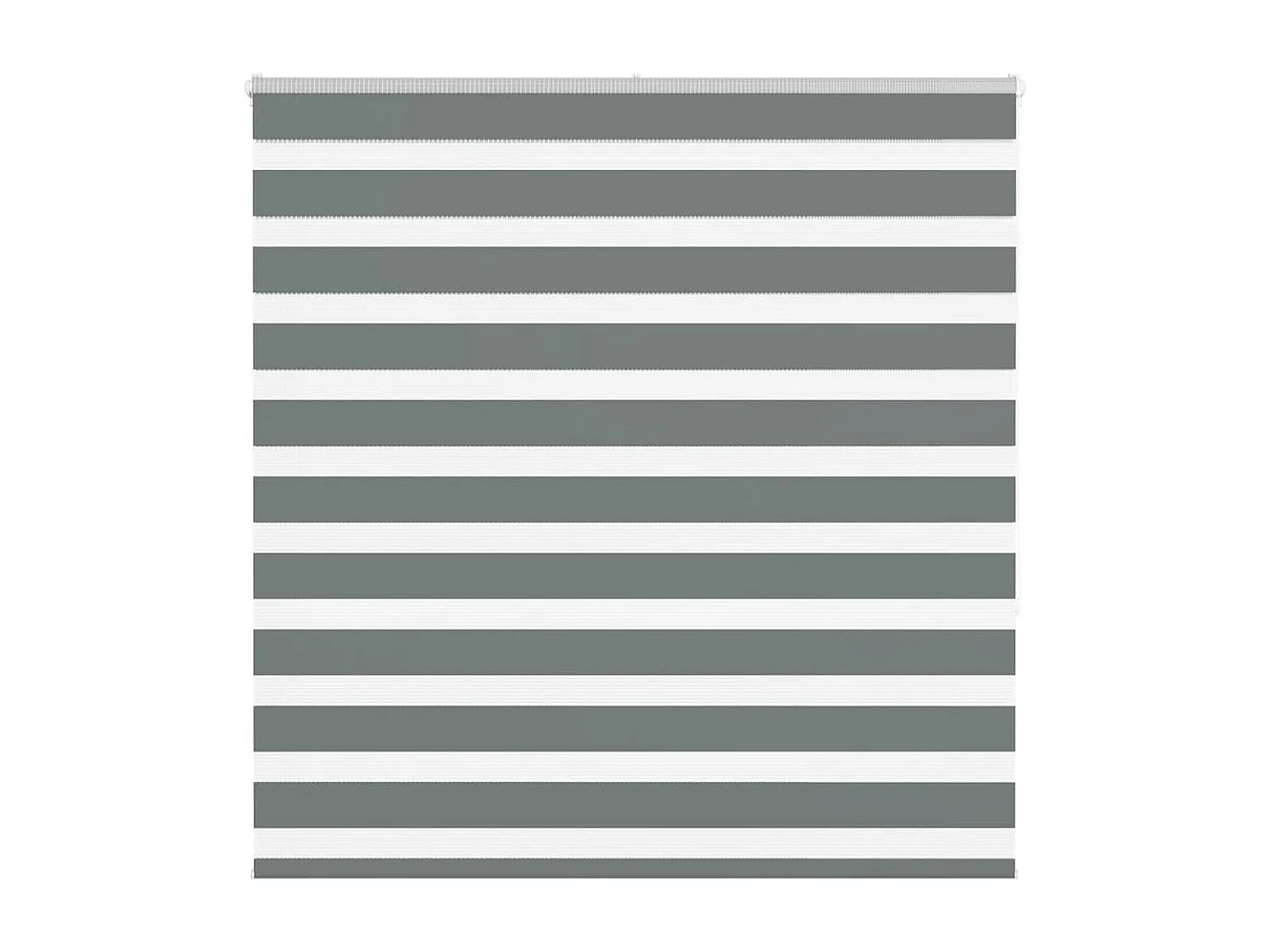 Store zèbre gris foncé largeur du tissu 140,9 cm polyester