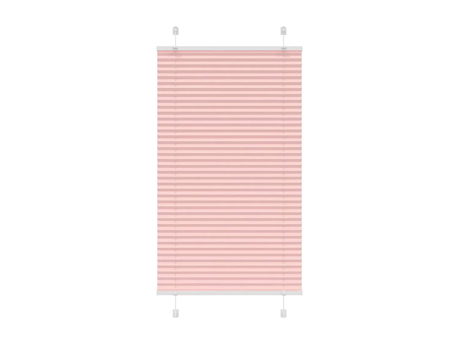 Estor Plisado rosa 75x150 cm Tela Ancho 74,4 cm Poliéster